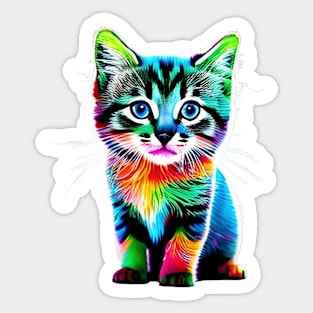 Cute kitten Sticker